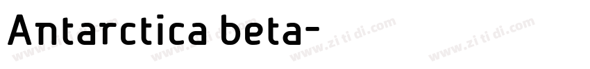 Antarctica beta字体转换